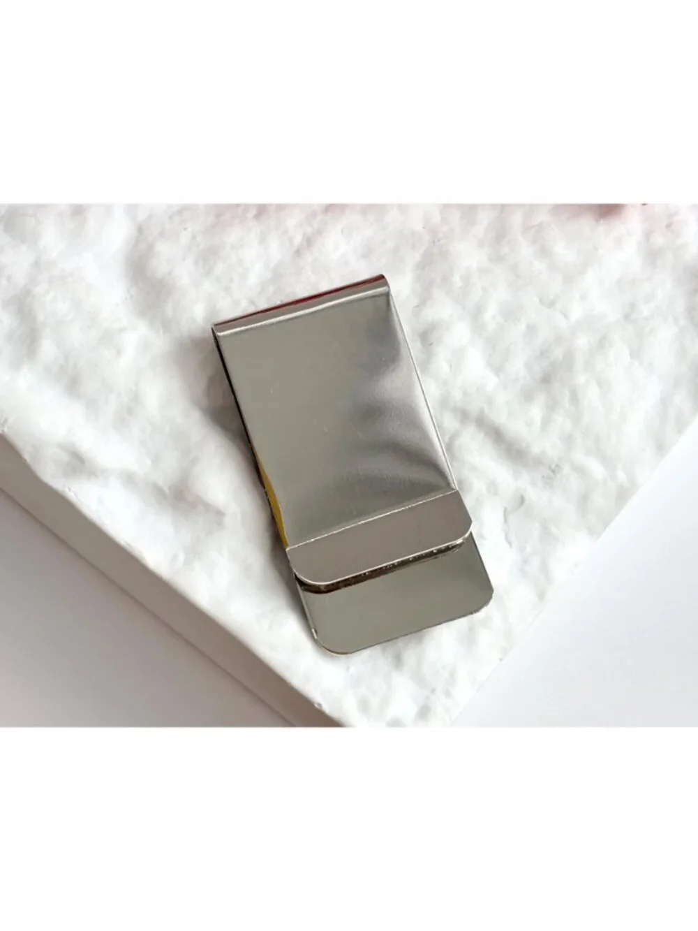 Turquoise, Coral, Onyx, Amethyst Southwest Vintage Stainless Steel Money Clip